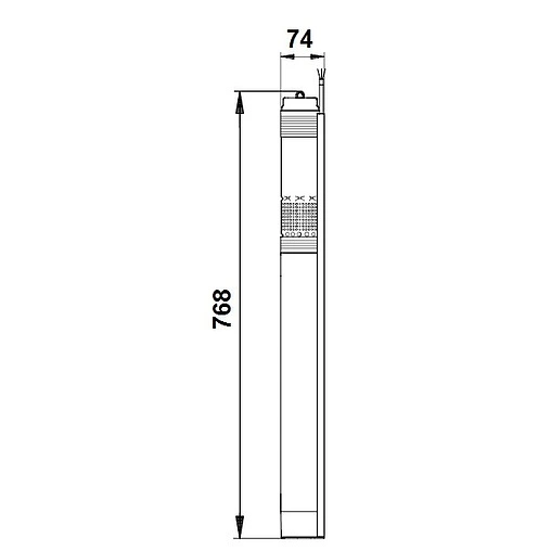 Насос скважинный центробежный 3&quot; Grundfos SQЕ 3-55 96510158