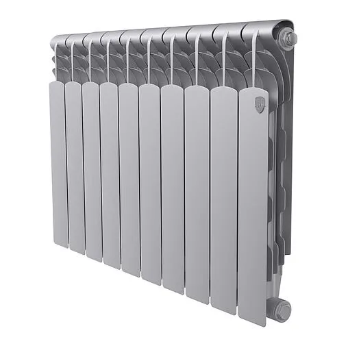 Радиатор биметаллический 10 секций Royal Thermo Revolution B 500 Silver Satin RTRBS3050010 Радиатор биметаллический 10 секций Royal Thermo Revolution B 500 Silver Satin RTRBS3050010