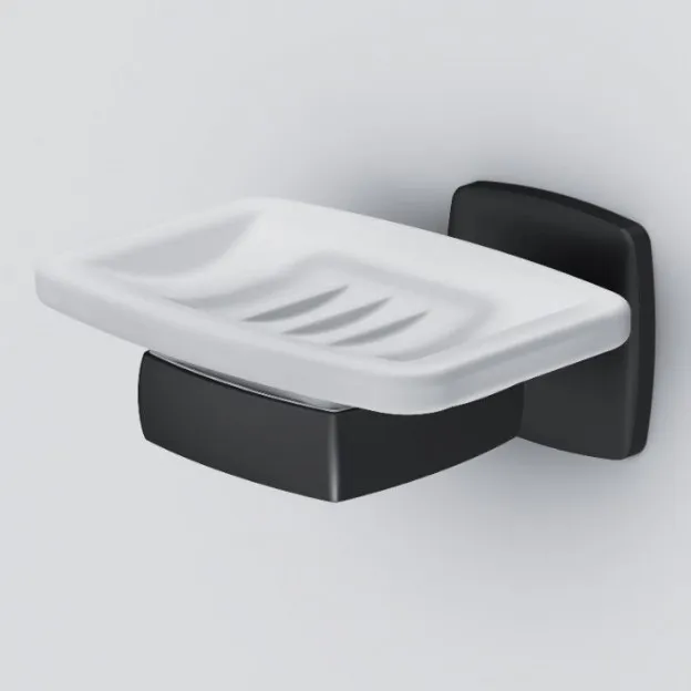 Мыльница Am.Pm Gem чёрный матовый A9034222 Мыльница Am.Pm Gem чёрный матовый A9034222, 5