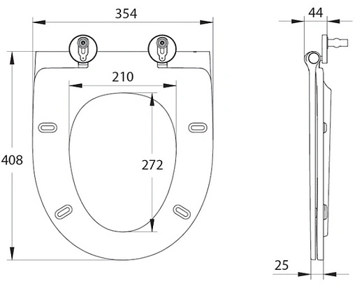 Крышка-сиденье для унитаза с микролифтом IDDIS DP Seat Cover белый 003DPSEi31 Крышка-сиденье для унитаза с микролифтом IDDIS DP Seat Cover белый 003DPSEi31