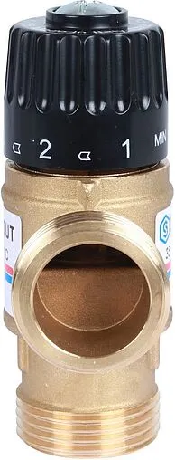 Трехходовой термостатический смесительный клапан 1&quot; +35...+60°С Kvs 1.6 Stout SVM-0120-166025