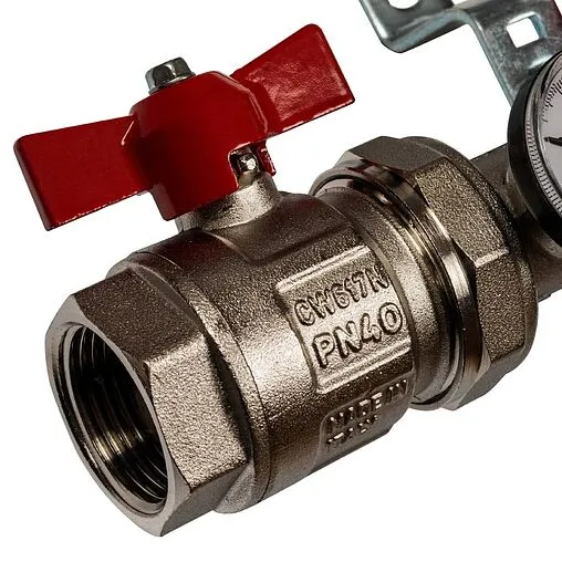 Группа коллекторная с расходомерами 3 отвода 1&quot;в/в x ¾&quot;ек Stout SMS 0907 000003