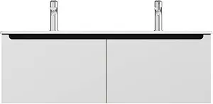 Тумба-умывальник подвесная ISVEA Onda Plus 120 белый/антрацит 21OPS087120I+10SL50121SV, 1
