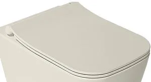 Крышка-сиденье для унитаза с микролифтом ISVEA Z80 слоновая кость 40Z80532I-S Крышка-сиденье для унитаза с микролифтом ISVEA Z80 слоновая кость 40Z80532I-S, 2