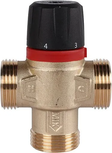 Трехходовой термостатический смесительный клапан 1&quot; +30...+65°С Kvs 2.3 Rommer RVM-1131-236525