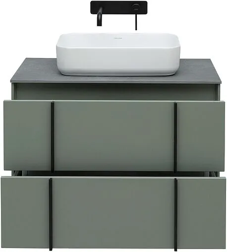 Тумба под умывальник подвесная Allen Brau Reality 80 олива 1.32005.CGM