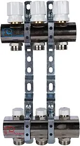 Группа коллекторная без расходомеров 3 отвода 1&quot;в/в x ¾&quot;ек Luxor CD 468M/3 15552703MN, 1