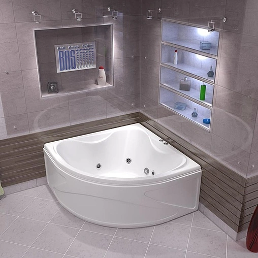 Панель для ванны фронтальная Bas Риола 135 белый Э 00030