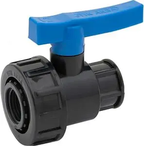 Кран шаровый с американкой 1"в x 1"в ТПК-Аква 551220101 Кран шаровый с американкой 1"в x 1"в ТПК-Аква 551220101, 1