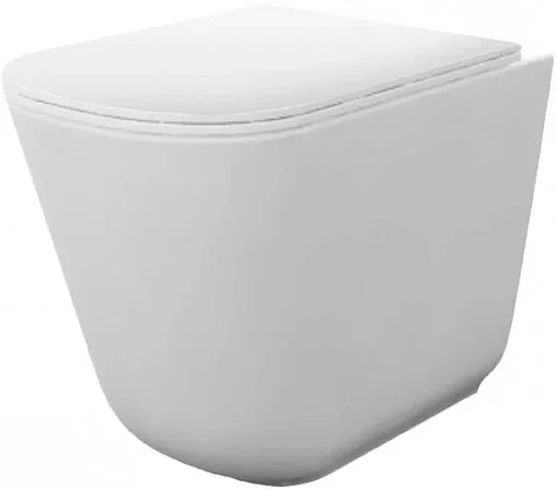 Унитаз приставной безободковый Kerasan Tribeca белый матовый 511830