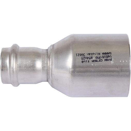 Муфта пресс редукционная однораструбная 54мм x 28мм Sanha NiroSan 9243 692435428