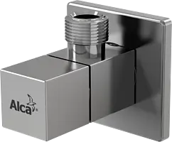 Кран шаровый угловой ½"н x ⅜"н хром AlcaPlast ARV002