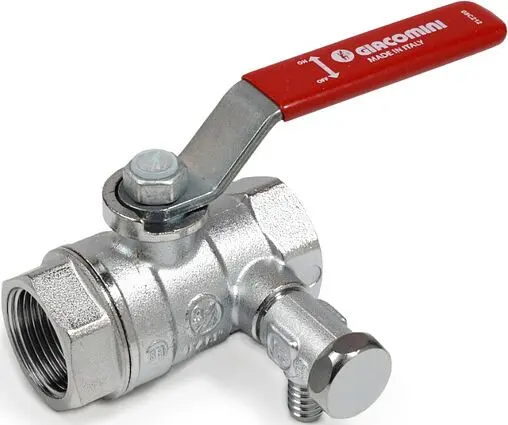Кран шаровый с дренажем ½"в x ½"в Giacomini R250SX003