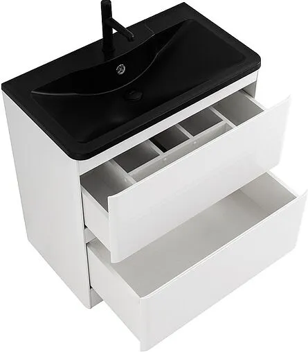 Тумба-умывальник напольная BelBagno ALBANO 80 Bianco Lucido ALBANO-800-2C-PIA-BL+