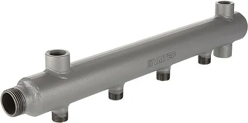 Коллектор распределительный концевой 9 отводов 1&quot;н x ½&quot;н Ду 40мм Valtec VTc.510.BS.060409