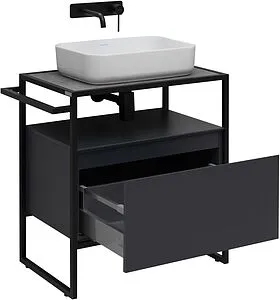 Тумба под умывальник напольная Allen Brau Priority 70 антрацит 1.31001.AM Тумба под умывальник напольная Allen Brau Priority 70 антрацит 1.31001.AM, 4