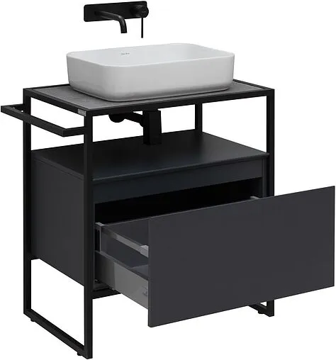 Тумба под умывальник напольная Allen Brau Priority 70 антрацит 1.31001.AM