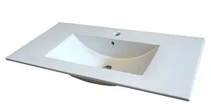 Тумба-умывальник подвесная Comforty Женева 90 дуб белый/белый 00004137133CF, 3