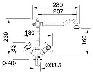 Смеситель для кухни Blanco Tera хром 512597, 2