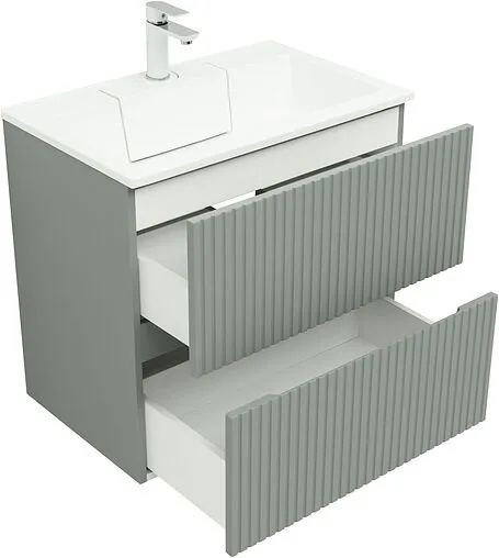 Тумба-умывальник Aquanet Джейн 70 мисти грин 00313317+