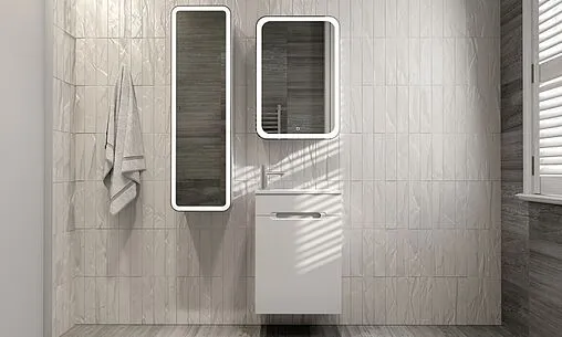 Тумба-умывальник подвесная Jorno Modul 50 белый Mol.01.50/P/W/JR+Mol.08.50/W/JR Тумба-умывальник подвесная Jorno Modul 50 белый Mol.01.50/P/W/JR+Mol.08.50/W/JR