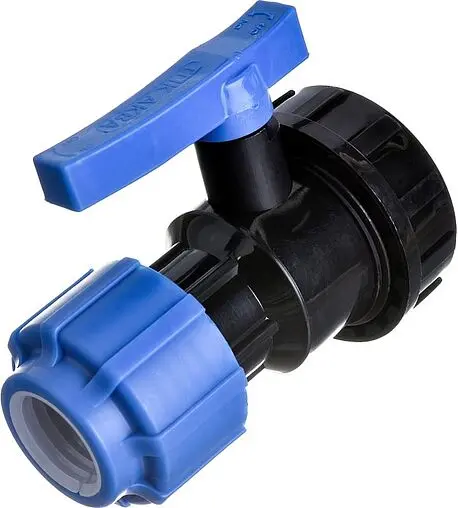 Кран шаровый с переходом на пнд трубу 25мм x ¾&quot;в ТПК-Аква 554222534