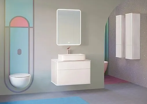 Шкаф-зеркало Jorno Pastel 60 R белый жемчуг Pas.03.60/W