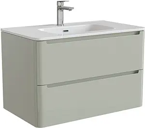 Тумба-умывальник подвесная IDDIS Edifice 80 фисташково-серый EDI80G0i95+0108000i28, 1