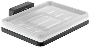 Мыльница Aquatek Либра чёрный матовый AQ4303MB Мыльница Aquatek Либра чёрный матовый AQ4303MB, 1