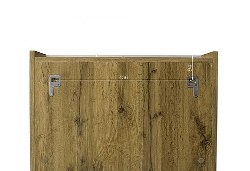 Шкаф-зеркало Домино Bruno 60 дуб вотан DBr2902HZ