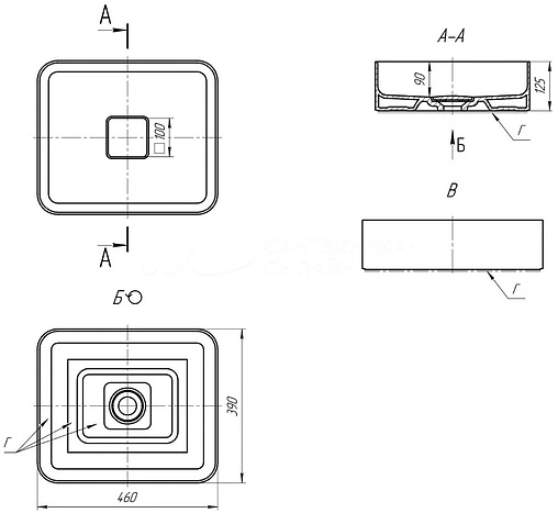 Раковина Dreja Джой белый 641945