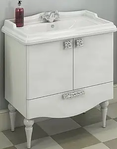 Тумба-умывальник напольная Comforty Монако 80-1 белый 00004136578CF, 1