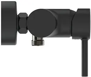 Смеситель для душа Ideal Standard Ceraline чёрный матовый/хром BC200XG Смеситель для душа Ideal Standard Ceraline чёрный матовый/хром BC200XG, 3