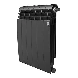 Радиатор биметаллический 6 секций нижнее правое подключение Royal Thermo Biliner 500 VR80 Noir Sable RTBNSVR8050006 Радиатор биметаллический 6 секций нижнее правое подключение Royal Thermo Biliner 500 VR80 Noir Sable RTBNSVR8050006, 1