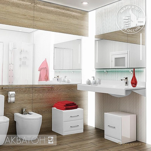 Полка Aquaton Сайгон хром 1A110503XX010
