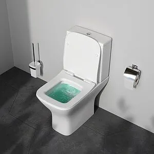 Унитаз-компакт безободковый Am.Pm Gem FlashClean белый C908601SC Унитаз-компакт безободковый Am.Pm Gem FlashClean белый C908601SC, 5