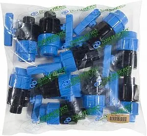 Кран шаровый с переходом на пнд трубу 32мм x 1"н Джилекс 9366 Кран шаровый с переходом на пнд трубу 32мм x 1"н Джилекс 9366, 5