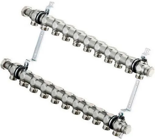 Группа коллекторная распределительная 11 отводов 1&quot;нг x ¾&quot;ек Oventrop Multidis SH 1407161