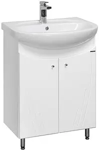 Тумба-умывальник напольная Aquaton Минима H 65 белый 1A1042K1MN010 Тумба-умывальник напольная Aquaton Минима H 65 белый 1A1042K1MN010, 1