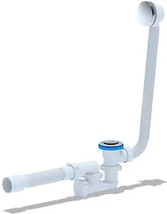 Слив-перелив для ванны Ани Пласт хром EC255 Слив-перелив для ванны Ани Пласт хром EC255, 1