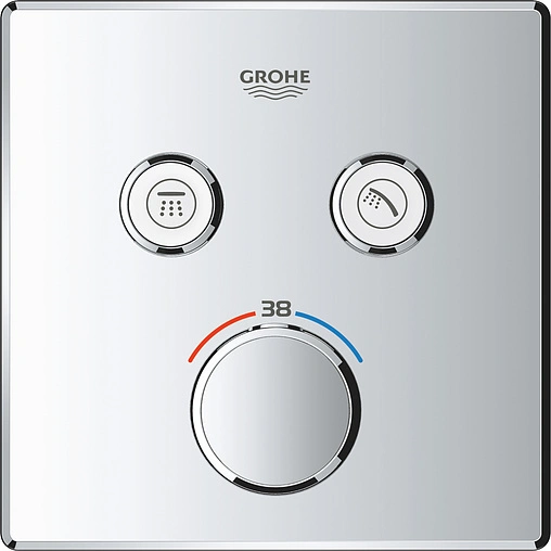 Термостат для 2 потребителей Grohe Grohtherm SmartControl хром 29124000