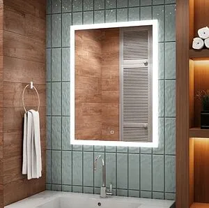 Зеркало с подсветкой Continent Sevilla Led 68.5x91.5 белый ЗЛП405, 5