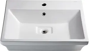 Раковина Bravat Phillis 48 белый C22192W-1-ENG Раковина Bravat Phillis 48 белый C22192W-1-ENG, 1