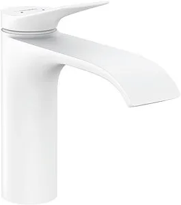 Смеситель для раковины Hansgrohe Vivenis 110 белый матовый 75022700, 1