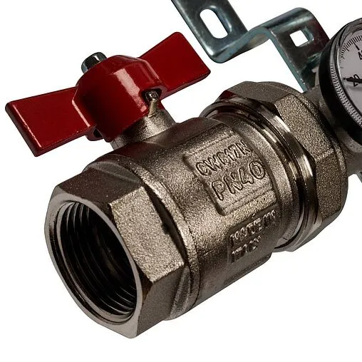 Группа коллекторная с расходомерами 10 отводов 1&quot;в/в x ¾&quot;ек Stout SMS 0907 000010