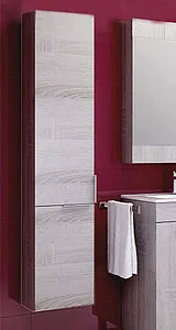 Шкаф-пенал подвесной Aqwella Brig 30 дуб седой Br.05.03/Gray Шкаф-пенал подвесной Aqwella Brig 30 дуб седой Br.05.03/Gray, 3