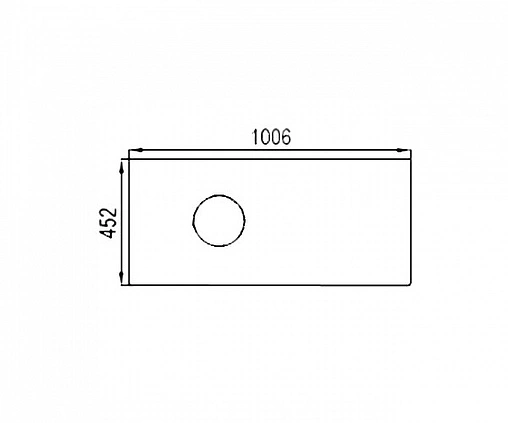 Столешница Aquaton Брук 100 (60+40) белый глянцевый 1A204405BC010