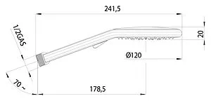 Душевой набор Bossini Aqua Life хром C12004.030, 2