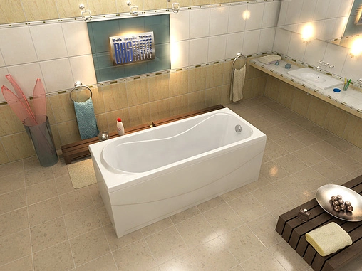 Ванна акриловая Bas Атланта 170x70 В00003