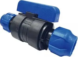 Кран шаровый для пнд трубы 25мм x 25мм Valfex 121001232525, 1